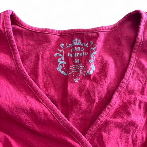 Vintage Red Baby Doll Top - Picture 3 of 5